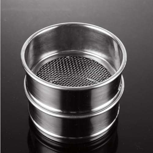 Zoforty ZFUS-SIEVES-2PCS-MESH-240427 2 Pcs Lab Sieves 304 Stainless Steel Test Sieves 100 Mesh 0.154Mm + 10 Mesh 2Mm Aperture Lab Standard Test Sieve Φ10Cm/4"Dia Economy Test Sieve thumb #3