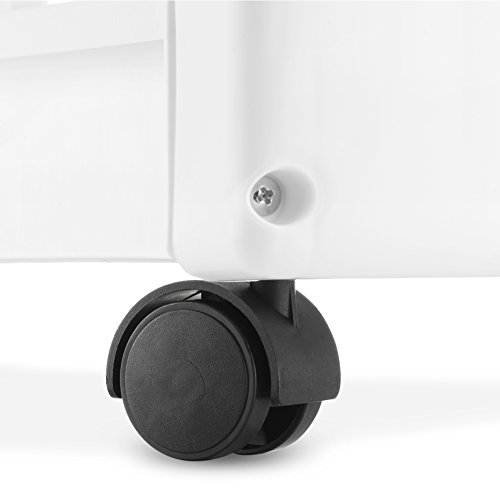 Whitmor 3 Tier Rolling Laundry Cart #TOP4