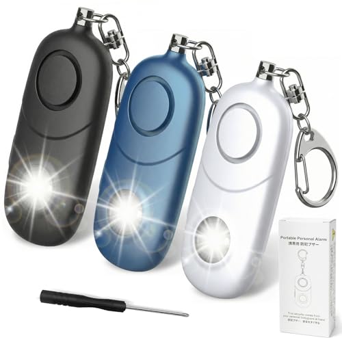 Personal Alarm for Women Keychain Alarm: Qoosea 135dB Emergency Keychain Siren with Strobe Light Loud Siren for Women Kids Students Seniors Emergency Self-Defense for Night Sports - image 1