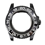 Gladiaond 1 orologio subacqueo in oro rosa da 40 mm con cassa e cinturino lucido, lunetta in ceramica for Miyota 8215, vetro zaffiro(No strap 14)