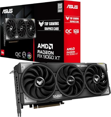 Amazon | ASUS AMD Radeon RX 9060 XT ビデオカード 16GB GDDR6 OC