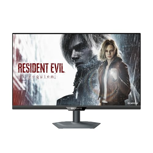 Image of GIGABYTE - M27UP - 27 inch SS IPS Gaming Monitor - UHD 3840x2160-160Hz - 1ms GTG - AMD FreeSync Premium, G-SYNC Compatible - Dual Mode - Type C KVM - HDMI, DP, Type-C - Height and Tilt Adjustable -Black