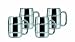 Old Dutch "Keep-Kool" Double Wall Stainless Steel Mug, 16.9-Ounce, Set of 4