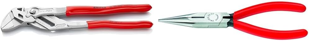 KNIPEX Tools KNIPEX 86 03 250 SBA Pliers Wrench, & - 25 01 160 Tools - Long Nose Pliers With Cutter (2501160), 6-1/4 inches