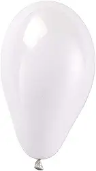 Balao Liso Pera Regina 65 Branco - Pacote Com 50 Un Regina Branco