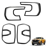 ✔【Modelli compatibili】Queste coperture sono adatte per Ford Ranger Sport 2023-2025, per Raptor Wildtrak, per Ranger T9 2023-2025 XLT, garantendo un adattamento preciso senza spazi vuoti o bordi allentati.