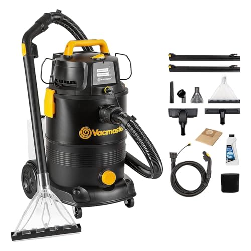 Vacmaster VK1330PWR 1300W 30L 3-u-1 usisavač mokro suhi usisavač s dizajnom s dva spremnika čistač poda za tvrde podove tepisi, stroj za čišćenje tepiha