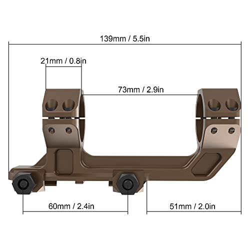 Victoptics S6 1-6X24 Lpvo Rifle Scope With Red & Green Illumination, Zero Reset & Turret Lock, And 30Mm Extended Picatinny Mount For Hunting, Shooting, And Airsoft #TOP4