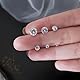 Epoch World 6 Paar Ohrringe Silber 925 für Damen Herren Mädchen Klein Ohrstecker Silber Ohrringe Kleine Hypoallergen Cubic Zirkonia Knorpel Tragus Ohrstecker Set