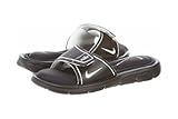Nike Women's Comfort Slide Black/White Sandal 8 B - Medium
