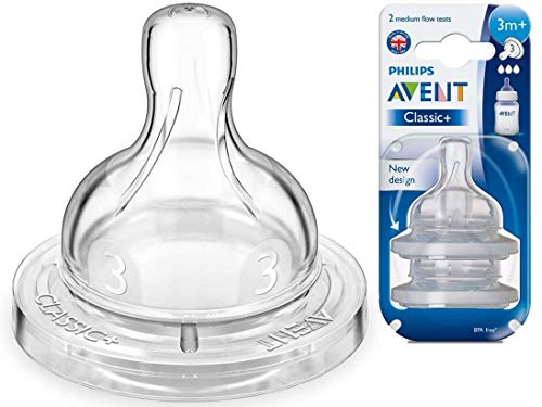 Bico Mamadeira Clássica Número 2, Philips Avent, Transparente, Tamanho 2