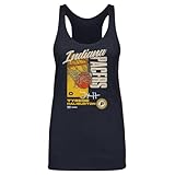 500 LEVEL Tyrese Haliburton Indiana Pacers All Net Women's Tank Top (Tri Navy, X-Large)
