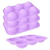 stampi in silicone per cioccolatini, 4 pezzi stampo silicone a semisfera da 6 cavità, per realizzare bombe al cioccolato, torte, gelatina, budino, mousse a cupola, dolci