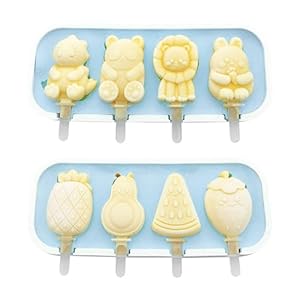 Zasjon 2 Stück Eisformen Silikon Kinder AM02874011ZJ