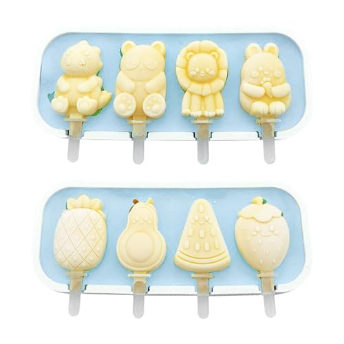 2 Stück Eisformen Eis am Stiel Silikon, Eisformen Silikon BPA Frei Eisformen Kinder mit 12 Eisstäbchen DIY Eiscreme Formen für Stieleis mit Deckel Eisförmchen für Kinder und Erwachsene 2 Stück Eisformen Eis am Stiel Silikon, Eisformen Silikon BPA Frei Eisformen Kinder mit 12 Eisstäbchen DIY Eiscreme Formen für Stieleis mit Deckel Eisförmchen für Kinder und Erwachsene
