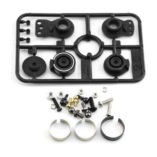 RC�J�[�̃A�b�v�O���[�h For Tamiya For TT02 XV01 XV02 TYPE-S TD2 M05 TB-03 1/10 RC �J�[�A�b�v�O���[�h�p�[�c�������g���N�T�[�{�Z�[�o�[�T�[�{�A�[�� 51000 50473(Black)