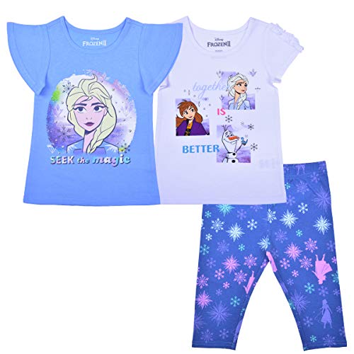T-shirts et leggings La Reine des Neiges pour illuminer les journées de votre fille