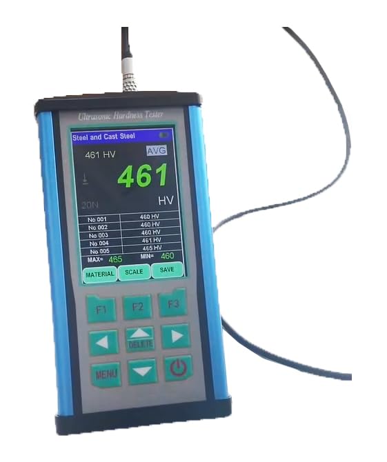 Image of Ultrasonic Durometer Ultrasonic Portable Hardness Tester Probe 10kgf Test force 98N USB Interface HV10-1900 HB76-618 HRB41-105 HRC20.3-68 HRA60.7-85.6 For Steel And Cast Steel,Cast Aluminium,Copper