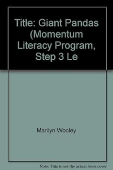 Paperback Giant Pandas (Momentum Literacy Program, Step 3 Le Book