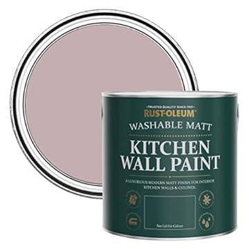Rust-Oleum Pink Washable Kitchen Wall Paint in Matt Finish - Little Light 2.5L