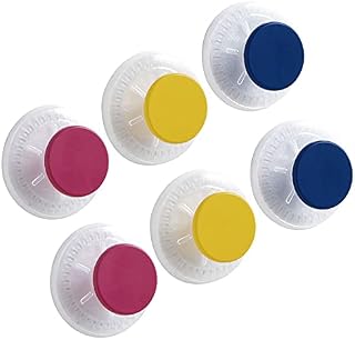 Amazon Brand - Umi Suction Hooks Pack of 6 Suction Cup Hooks No Drilling & Removable 1 SECOND Installation Shower Hooks Max Hold 5KG Waterproof Towel Hooks for Bathroom Kitchen RV Entyway -Multicolor