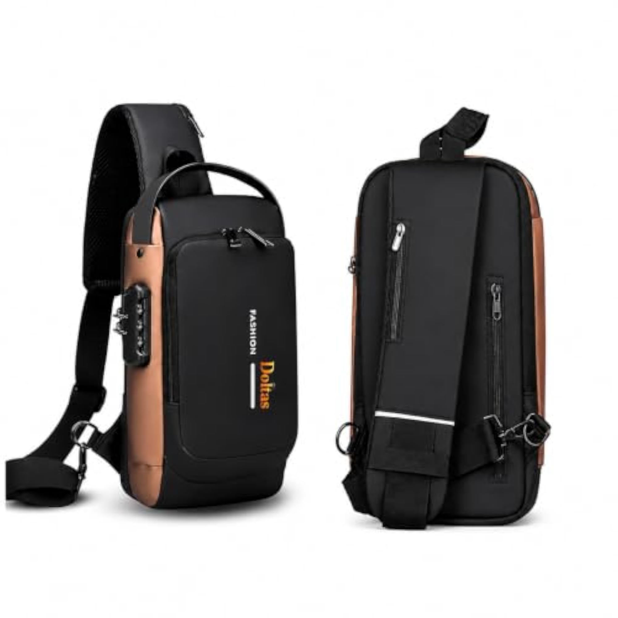 Stylish Crossbody Backpack for Men & Women, Anti-Theft Bag