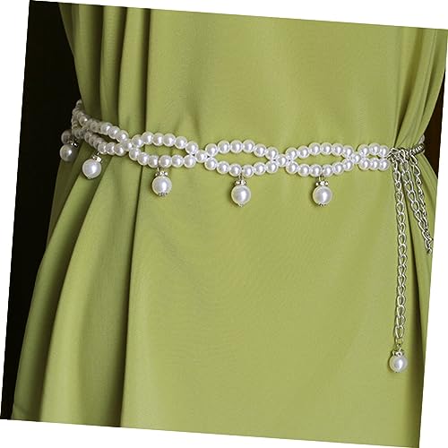 PartyKindom 1pc Elegant Pearl Waist Chain for Women Fashion Decoration Belt Unique Pearl Accessory for Dresses Jeans and Pants for Any Occasion4