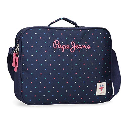 Cartera Escolar Pepe Jeans Molly  Azul  38 x 28 6 cm
