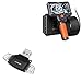 BoxWave Smart Gadget Compatible with Depstech Dual Lens 5.0 Video Borescope Inspection Camera (5 in) - AllReader SD Card Reader, microSD Card Reader SD Compact USB - Jet Black