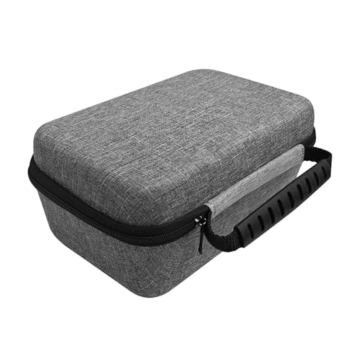 Funda rígida portátil de transporte para videoproyectores, estuche de almacenamiento en EVA con interior de terciopelo y bolsillos internos miniatura 1