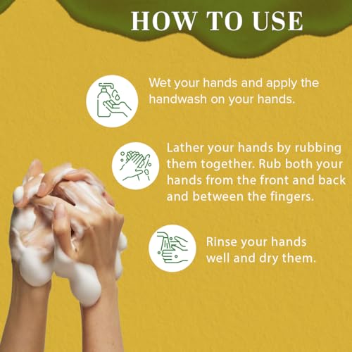 Image of Khadi Natural Lemon Hand Wash | Herbal Liquid Hand Wash for Deep Cleansing & Refreshing Care | Helps Remove Dirt, Impurities & Excess Oil | Refreshing Lemon Formula | No Parabens Hand Wash | Suitable for Men & Women | All Skin Types | 300ml