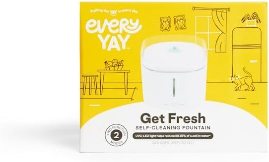 EveryYay by Petco Get Fresh Self-Cleaning Fountain for Cats 12.5 Cups