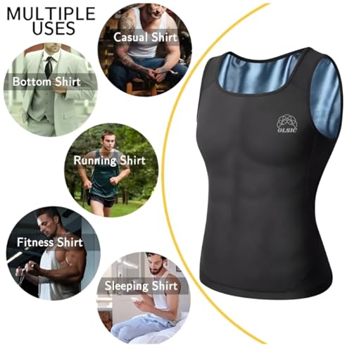 Image of Man Sweat Shaper and Sliming Vest for Weight Loss, Exercises and Fitness Fat Burning Shaper for Man & Women