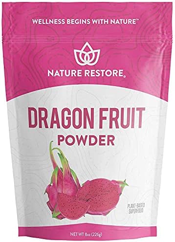Pink Pitaya Powder, 8 Ounces, Non GMO, Gluten Free, Vegan, Packaged Locally in California