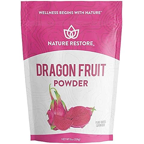 Pink Pitaya Powder, 8 Ounces, Non GMO, Gluten Free, Vegan, Packaged Locally in California Cover