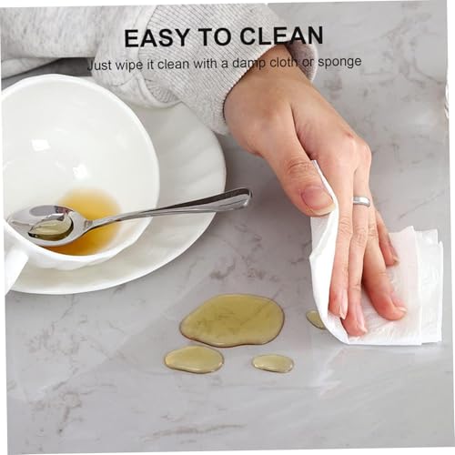 Couverture de table en plastique ronde 70 pouces imperméable - 7