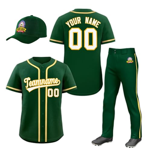 KXK Custom Baseball Jersey Uniform - Personalized Team Uniform Se...