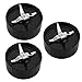 3 pcs Lame de Remplacement pour 200 W Magic Bullet Blender Extracteur de jus, Magic Bullet Pièces de Rechange de Lame, Accessoires Magic Bullet Mixer