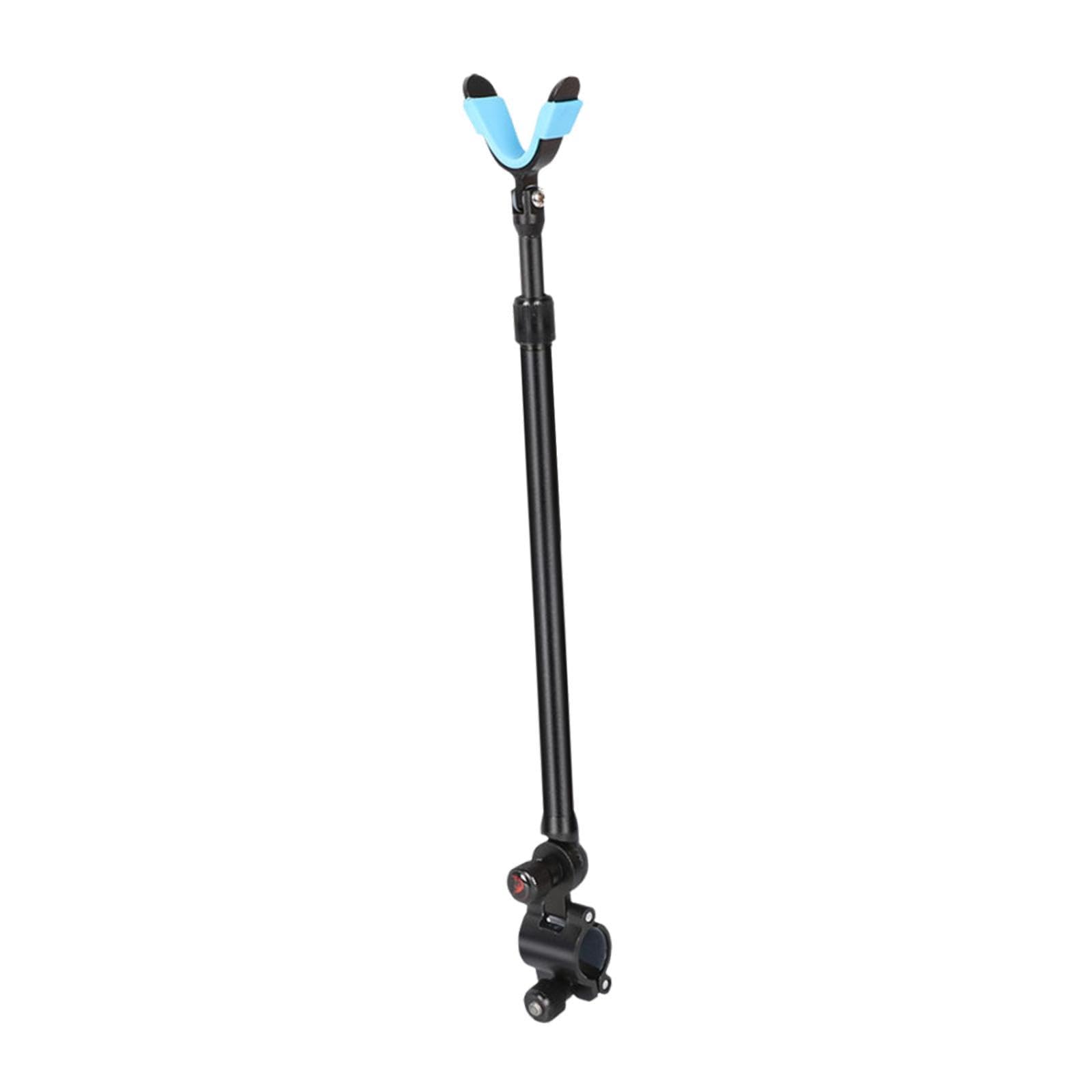 YIJU Retractable Adjustable Fishing Rod Stand , Black