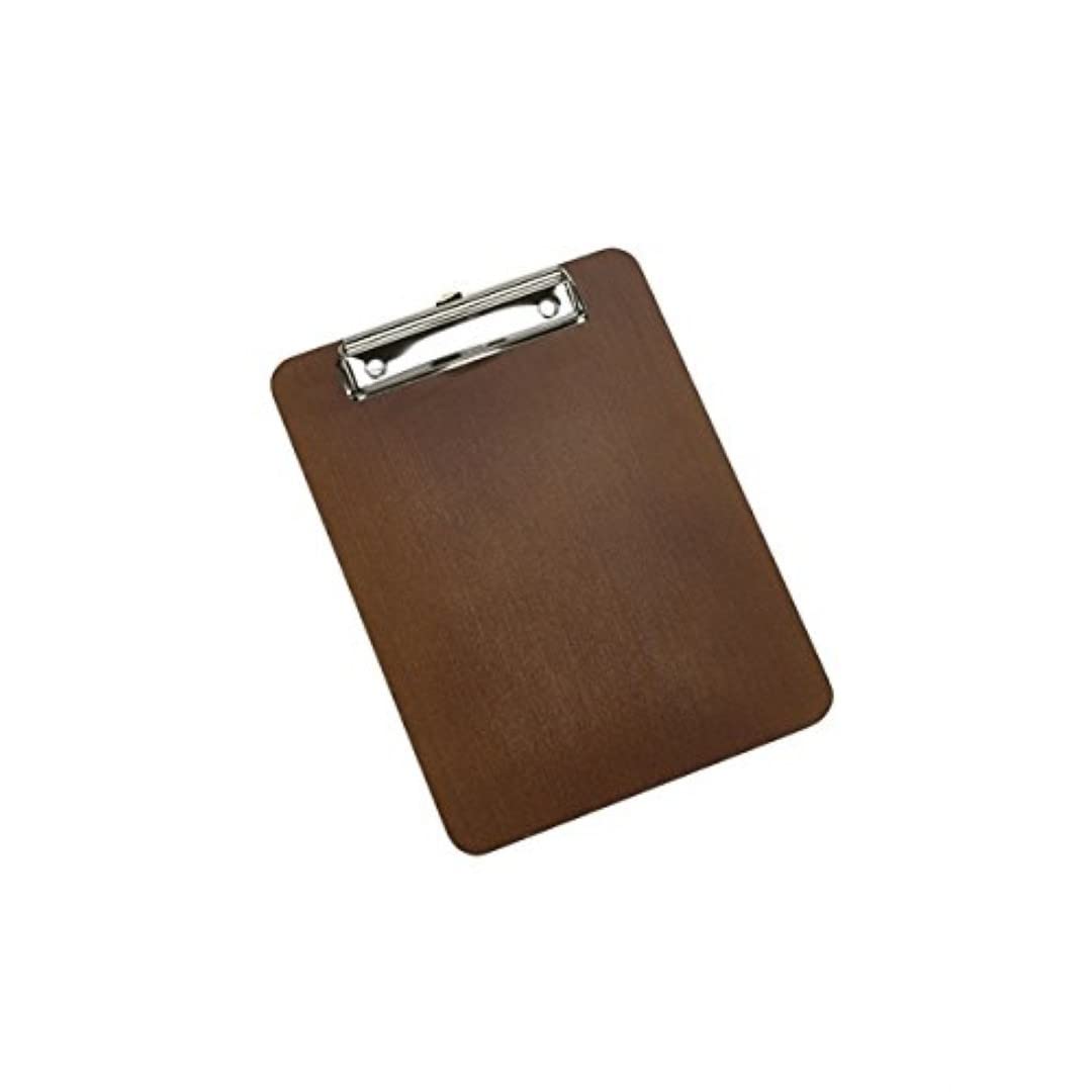 Genware NEV-WMC17 Wooden A5 Menu Clipboard, 18.5 cm x 24.5 cm x 0.6 cm