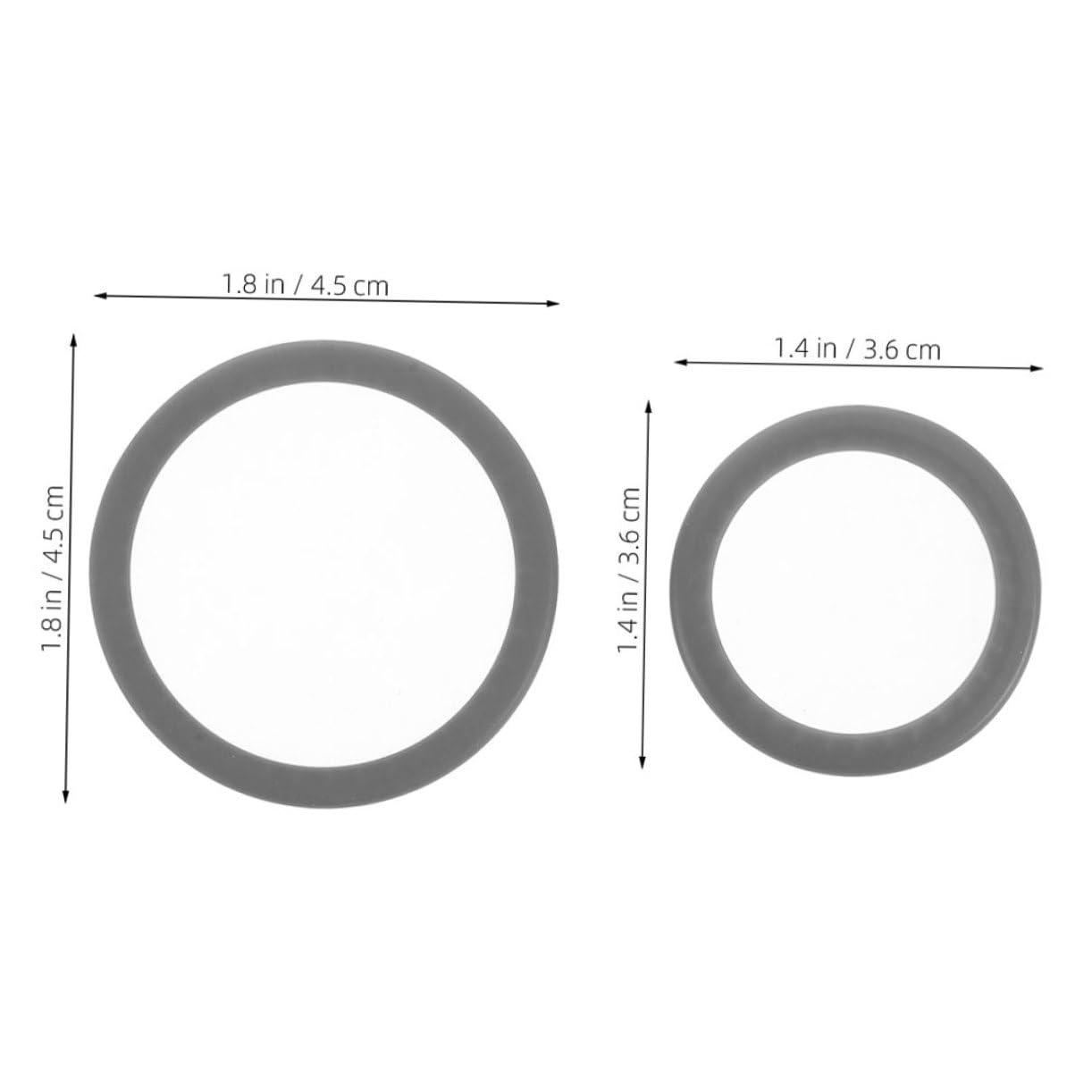 KOMBIUDA Replacement Non-medical Non-medical Non-medical Stethoscope Diaphragms 4 Pack Plastic for Adult and Pediatric Patients Easy to Clean and Compatible Brands