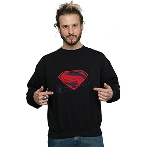 DC Comics Superman Logo Sweatshirt Black Cover