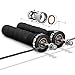 High Speed Jump Rope + Exercise Guide + 2 Adjustable Replacement Steel Cables & Ergonomic Handles, Ball Bearings | Jumping Skipping Workout Fitness Sports Training Boxing MMA Gym Men Women Adults Kid