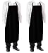 Cozy Home Vinyl Waterproof Aprons Durable Ultra Lightweight Extra Long Black 2 pack