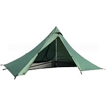 Ultralight Poleless Pyramid Tent For 1 Person, Gray Mesh Inner Shelter With 210d Oxford Floor, Compatible With Trekking Poles For Hiking And Camping