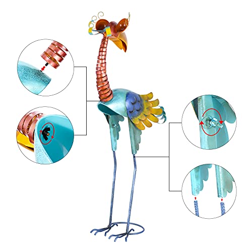 Tooartsmetalgardenbirdstatuestandinganimalbackyardornamentsoutdoorsculptureforlawnpatioartdecoration  Urban Country Home Decor Tooarts metal garden bird statue standing animal backyard ornaments outdoor sculpture for lawn patio art decoration  urban country home decor