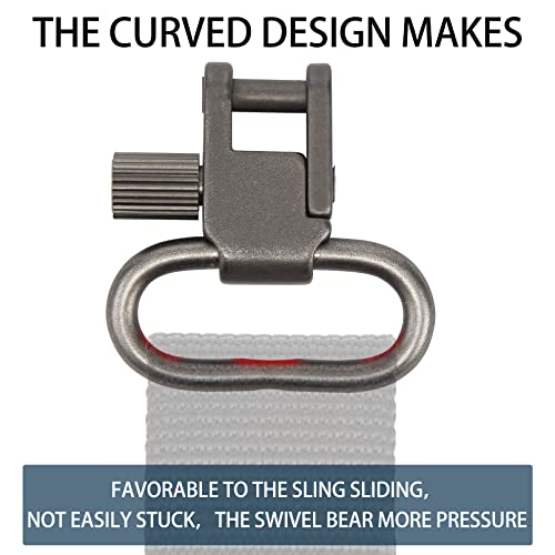 Image of VVAAGG Sling Swivel Mount 1 1.25 1.5 inch Two-Point Sling Attachment Clips