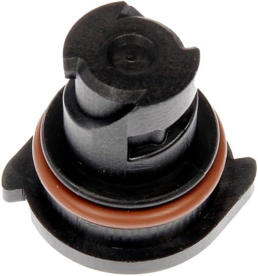 KarParts360 For Cadillac XT6 2021 22 23 24 2025 Engine Oil Drain Plugs | 5 Pieces | Plastic | Black | Square Head Drive Type | Conventional Drain Method | O-Ring Gasket Type | For 12713651, 55498782