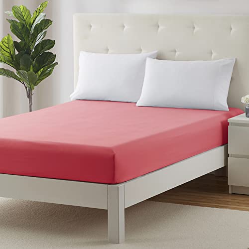 Image of Clara Clark Premier 1800 Deep Pocket Fitted Sheet, Fits up to 16 inch depth - Double Brushed Microfiber.