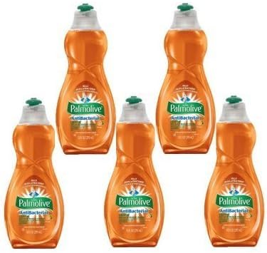 Ultra Dish Liquid Anti-Bacterial Orange -10oz (Pack of 5)